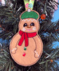 In The Hoop Chubby Christmas Ornaements Embroidery Machine Design Set
