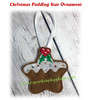 In The Hoop Christmas Pudding Ornament Set Embroidery Machine Design