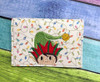 In The Hoop Elf Coin Card Case Embroidery Machine Design