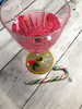 In The Hoop Christmas Berries Wine Glass Marker Embroidery Machine Design