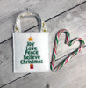 In The Hoop Christmas Word Tree Treat Bag Embroidery Machine Design