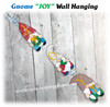 In The Hoop Gnomes "JOY" Wall Hanging Embroidery Machine Design