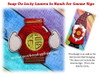 In The Hoop Lucky Lantern  Snap-On Decoration Embroidery Machine Design