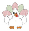 In The Hoop Turkey Snap On Decoration For Gnome Sign Embroidery Machine Design