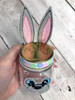 In The Hoop Bunny Jar Ears and Mouth Embroidery Machine Design Set