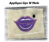 Applique Mouth Embroidery Machine Design Set 2
