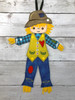 In The Hoop Snapped Scarecrow Boy Embroidery Machine Design set