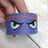 In The Hoop Halloween Wrist Band Embroidery Machine Design Set 2