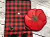 In The Hoop Poppy Snap On Decoration For Home Sign Embroidery Machine Design