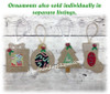 In The Hoop Applique Ornament Embroidery Machine Design Set 1