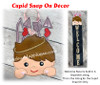 This is the listing for the Cupid Snap On Only.   The Welcome Sign with Snowman Peeker is sold in a separate listing as the starter set. 