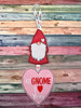 In The Hoop Gnome Valentine Ornament Embroidery Machine Design