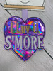 In The Hoop Smore Valentine Ornament Embroidery Machine Design