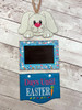 In The Hoop Cute Bunny Countdown To Easter Sign Embroidery Machine Design