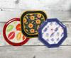 In the Hoop Vinyl Coaster Embroidery Machine Design Set