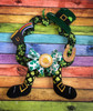 In The Hoop Leprechaun Wreath Pieces Embroidery Machine Design Set