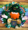 In The Hoop Leprechaun Wreath Pieces Embroidery Machine Design Set