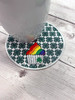 IN The Hoop Rainbow Cupcake Coaster Embroidery Machine Design