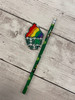 In The Hoop Rainbow Cupcake Pencil Topper Embroidery Machine Design