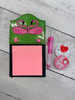 In The Hoop Flamingo Sticky Note Holder Embroidery Machine Design