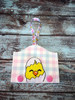 In The Hoop Baby Chick Sticky Note Holder Embroidery Machine Design