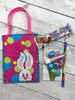 In The Hoop Funny Bunny Treat Bag Embroidery Machine Design