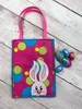 In The Hoop Funny Bunny Treat Bag Embroidery Machine Design