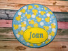 In The Hoop Applique Name Coaster Embroidery Machine Design