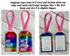 NFA Funny Luggage Tag Embroidery Machine Design Set