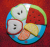 In The Hoop Play Felt Fruit Slice Embroidery Design Set