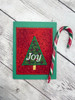 In The Hoop Tree Joy Christmas Card Embroidery Machine Design