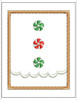 In The Hoop Gingerbread Belly  Christmas Card Embroidery Machine Design