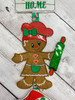 In The Hoop Gingerbread Home Sweet Home Wall Hanging Embroidery Machine Design