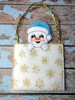 In The Hoop Snowman Peeker Treat Bag Embroidery Machine Design