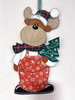 In The Hoop Hanging Reindeer with Tree Embroidery Machine Design