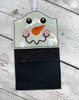 In The Hoop Snowman Face Sticky Note Holder Embroidery Machine Design