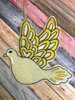 In The Hoop Elegant Dove Ornament Embroidery Machine Design