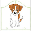 In The Hoop Jack Russell Calendar 4x4 Embroidery Machine Design