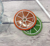 In The Hoop Citrus Glass Cover Embroidery Machine Design
