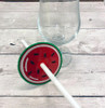 In The Hoop Watermelon Glass Cover Embroidery Machine Design