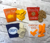 In The hoop Bagged Snack Felt Food Embroidery Machine  Design Set