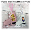 In The Hoop Figure Skate Treat Frame Holder Embriodery Machine Design 