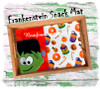 In The Hoop Frankenstein Snack Mat Embroidery Machine Design