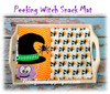 In The Hoop Witch  Snack Mat Embroidery Machine Design