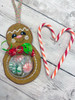 In The hoop Gingerbread Candy Dome Holder Embroidery Machine Design