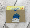 In The Hoop Gnome Boy 2 Gift Card Holder Embroidery Machine Design