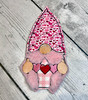 ITH Gnome Girl w/Heart Valentine Craft Pick Embroidery Machine Design