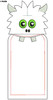 ITH Monster 1 Crayon Treat Holder Embroidery Machine Design