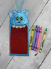 ITH Monster 2 Crayon Treat Holder Embroidery Machine Design