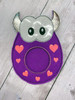 ITH Monster Candy Dome Holder Embroidery Machine Design